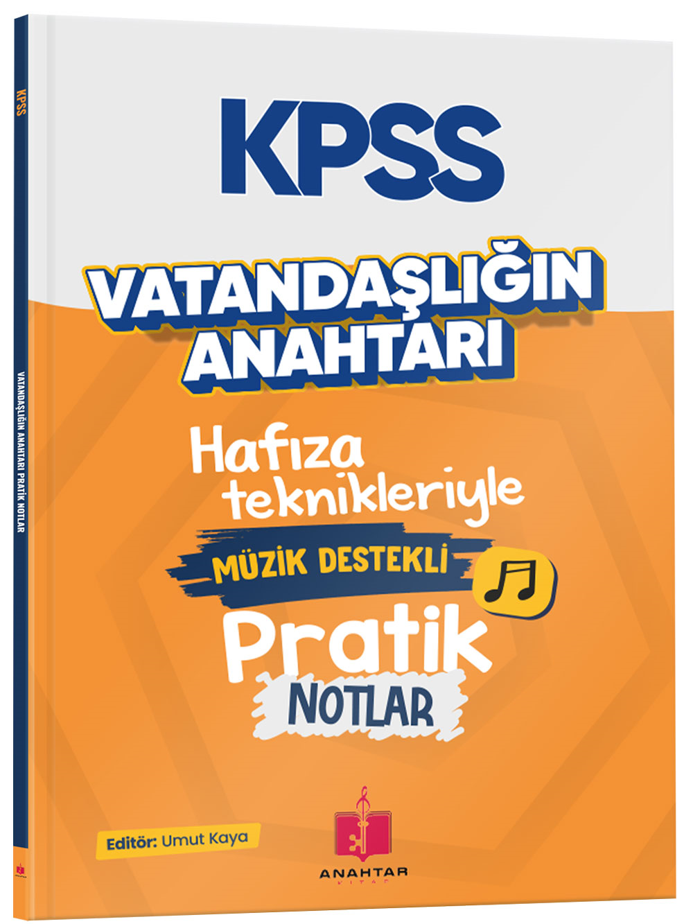 2026 Anahtar Kitap KPSS Vatandaşlığın Anahtarı Müzik Destekli Pratik Notlar
