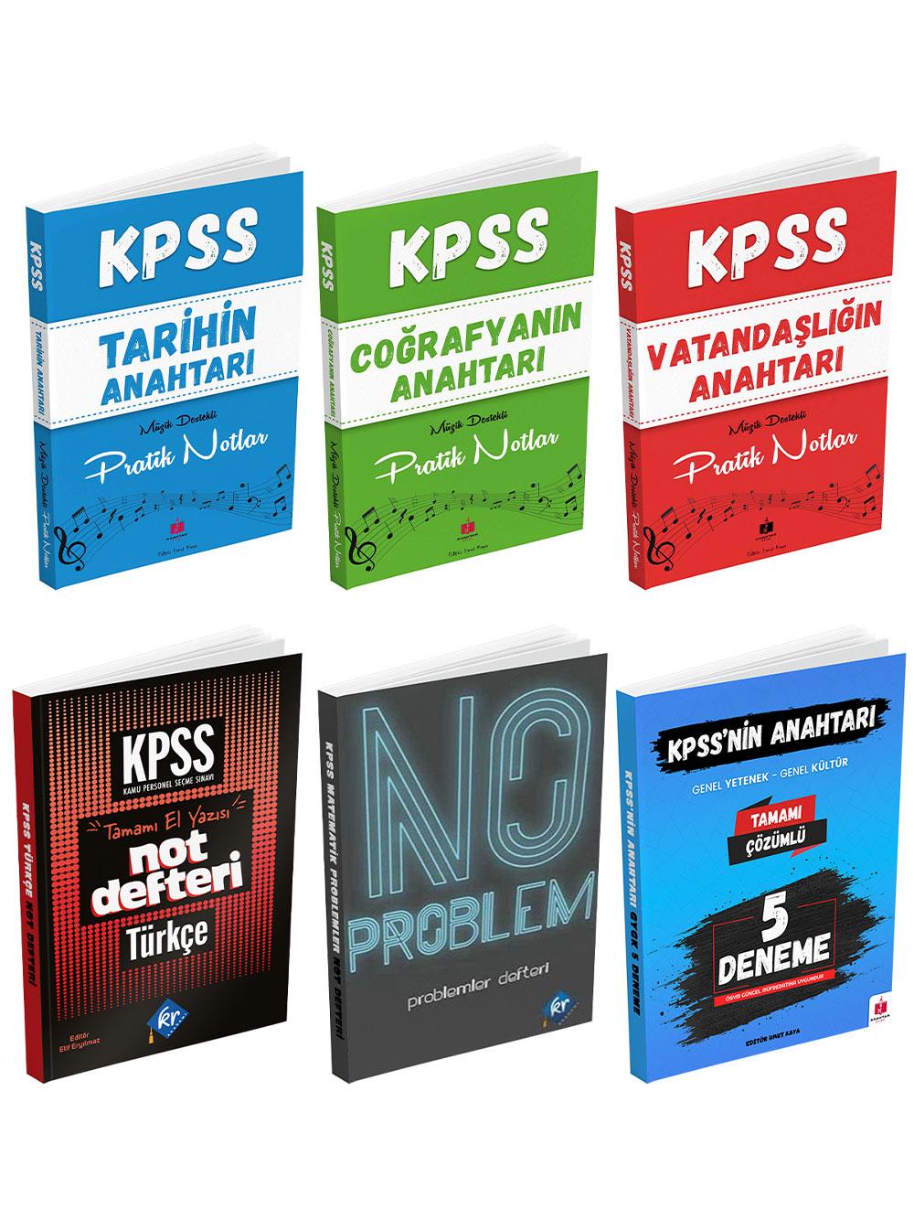 2026 KPSS'nin Anahtarı Pratik 5'li + GYGK 5'li Deneme