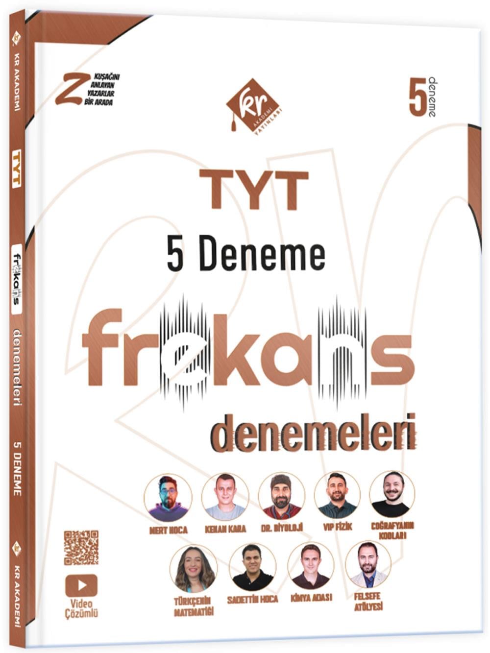 2026 TYT 5 Frekans Denemeleri KR Akademi Yayınları