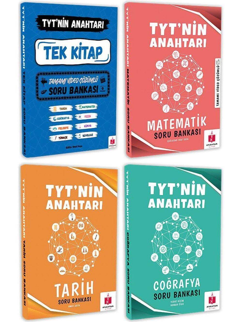 2026 TYT'nin Anahtarı Efsane 4'lü Soru Bankası Seti