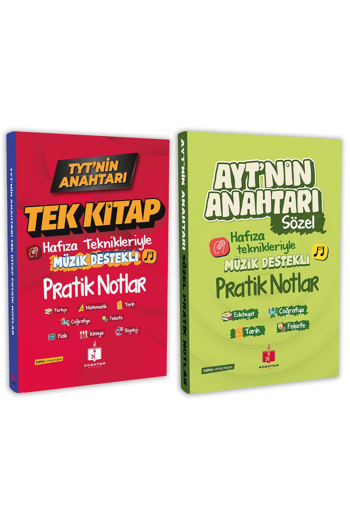 2026 TYT'nin Anahtarı Tek Kitap Pratik Notlar + AYT'nin Anahtarı Sözel Pratik Notlar Süper İkili Set