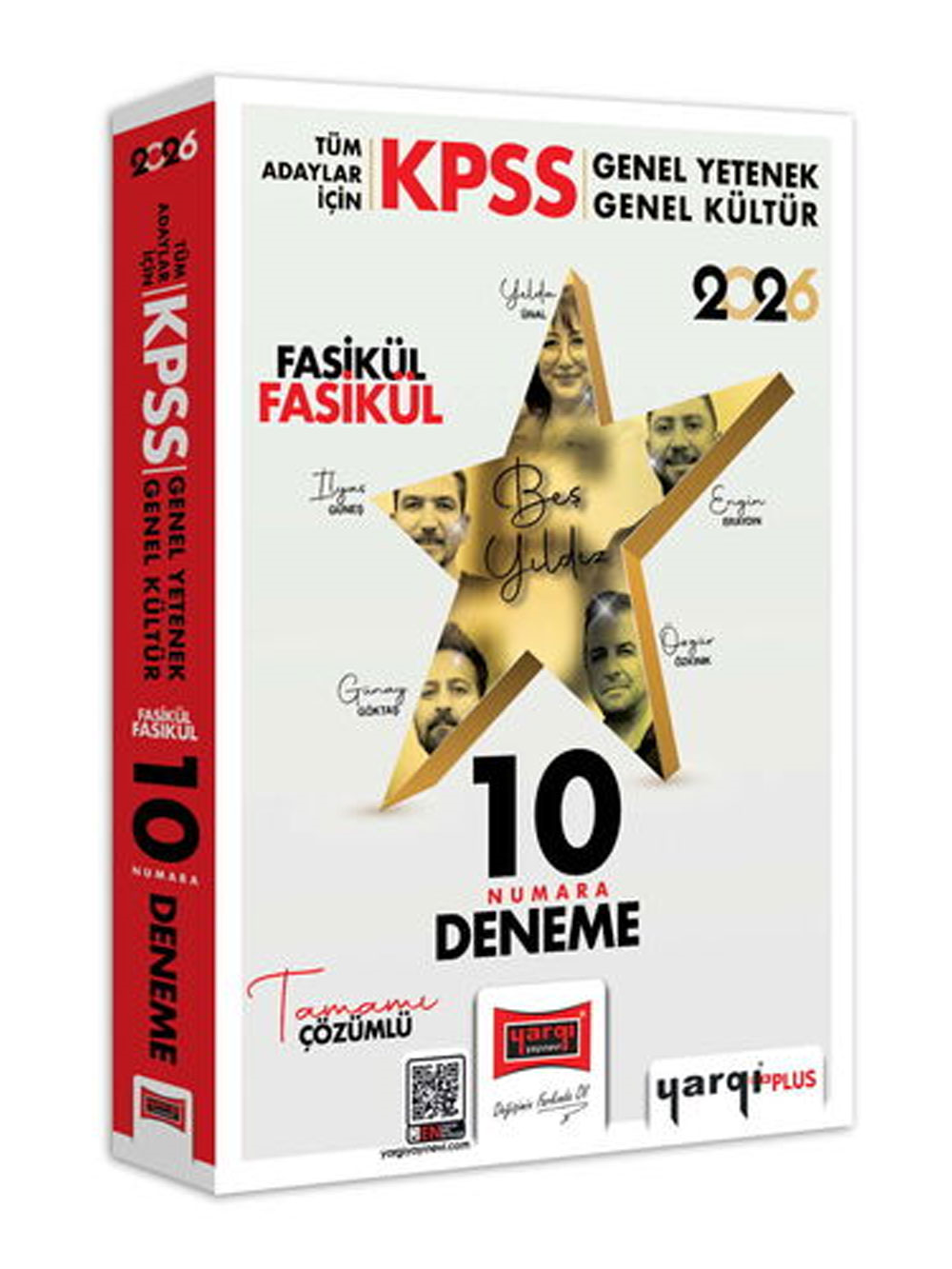 2026 Yargı Yayınları 2026 KPSS Tüm Adaylar İçin GK-GY Tüm Dersler Fasikül Fasikül On Numara 5 Yıldız 10 Deneme - Engin Eraydın, İlyas Güneş, Yelda Ünal, Özgür Özkınık, Günay Göktaş