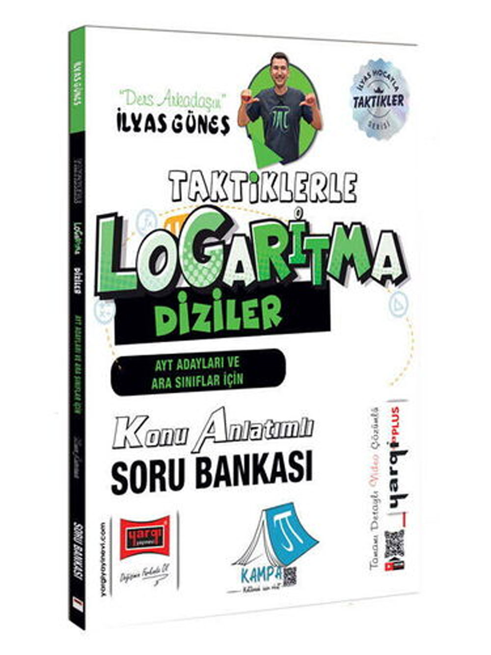2026 Yargı Yayınları AYT Adayları ve Ara Sınıflar İçin Taktiklerle Logaritma Diziler Konu Anlatımlı Soru Bankası İlyas Güneş