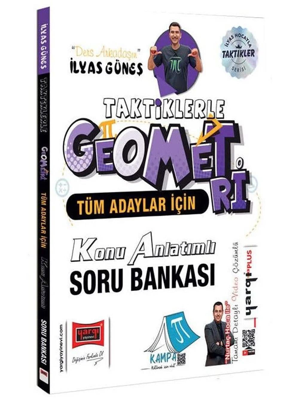 2026 Yargı Yayınları Tüm Adaylar İçin Taktiklerle Temel Geometri Konu Anlatımlı Soru Bankası (İlyas Güneş)
