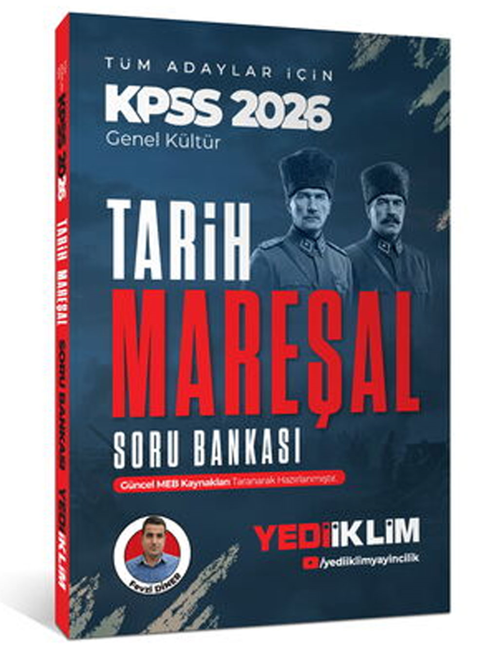 2026 Yediiklim Yayınları 2026 KPSS Mareşal Genel Kültür Tarih Tüm Adaylar İçin Soru Bankası