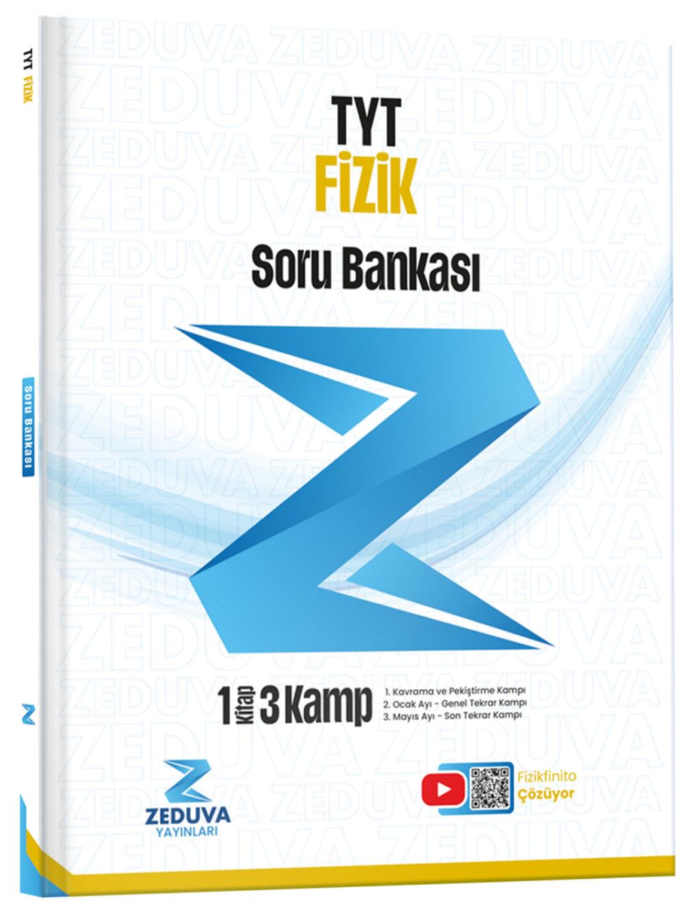 2026 Zeduva Yayınları Fizikfinito TYT Fizik 1 Kitap 3 Kamp Soru Bankası