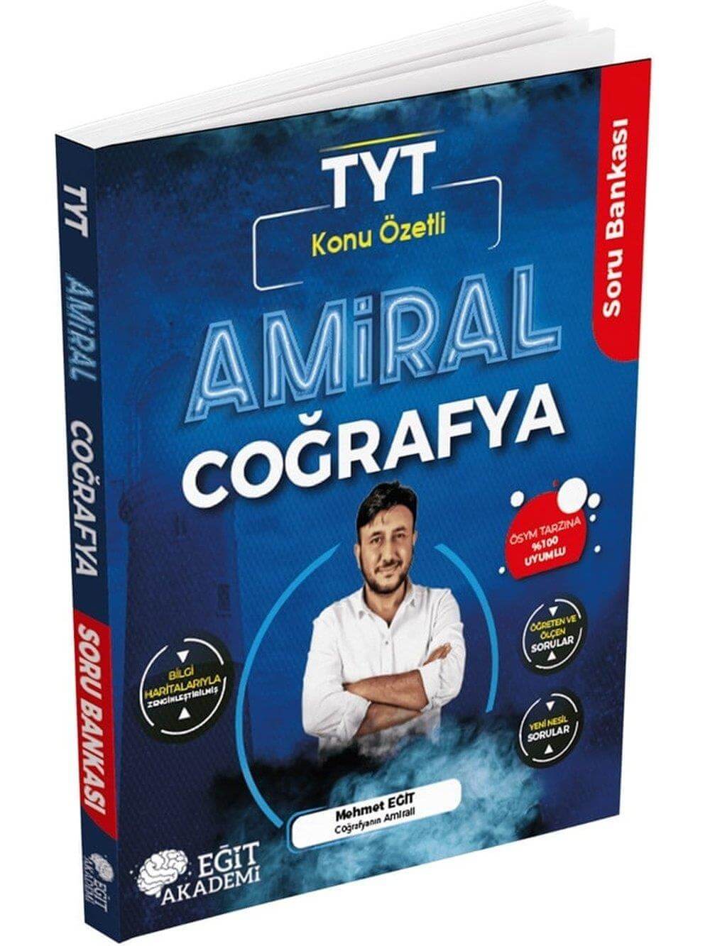 Amiral Coğrafya TYT Konu Özetli Soru Bankası Mehmet Eğit