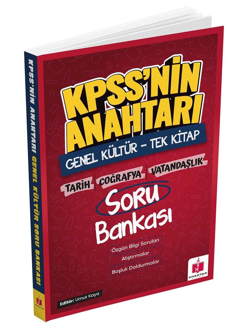 Anahtar Kitap 2026 KPSS Genel Kültür Anahtar Sorular Alıştırma Kitabı