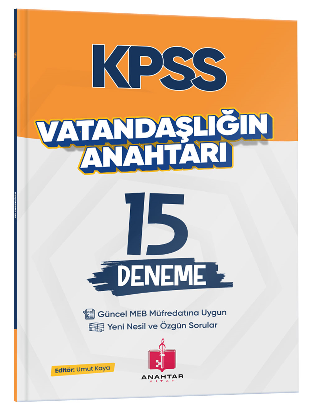 Anahtar Kitap 2026 KPSS Vatandaşlığın Anahtarı 15 Deneme