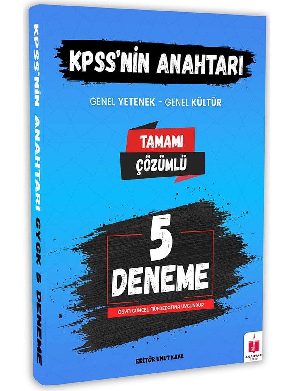 Anahtar Kitap 2026 KPSS'nin Anahtarı Genel Yetenek Genel Kültür 5 Deneme