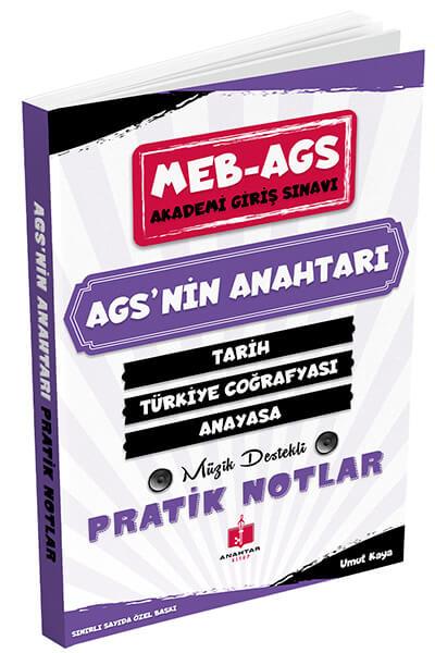 Anahtar Kitap MEB AGS 2025 AGS'nin Anahtarı Hafıza Teknikleriyle Müzik Destekli Pratik Notlar Tarih, Türkiye Coğrafyası ve Anayasa