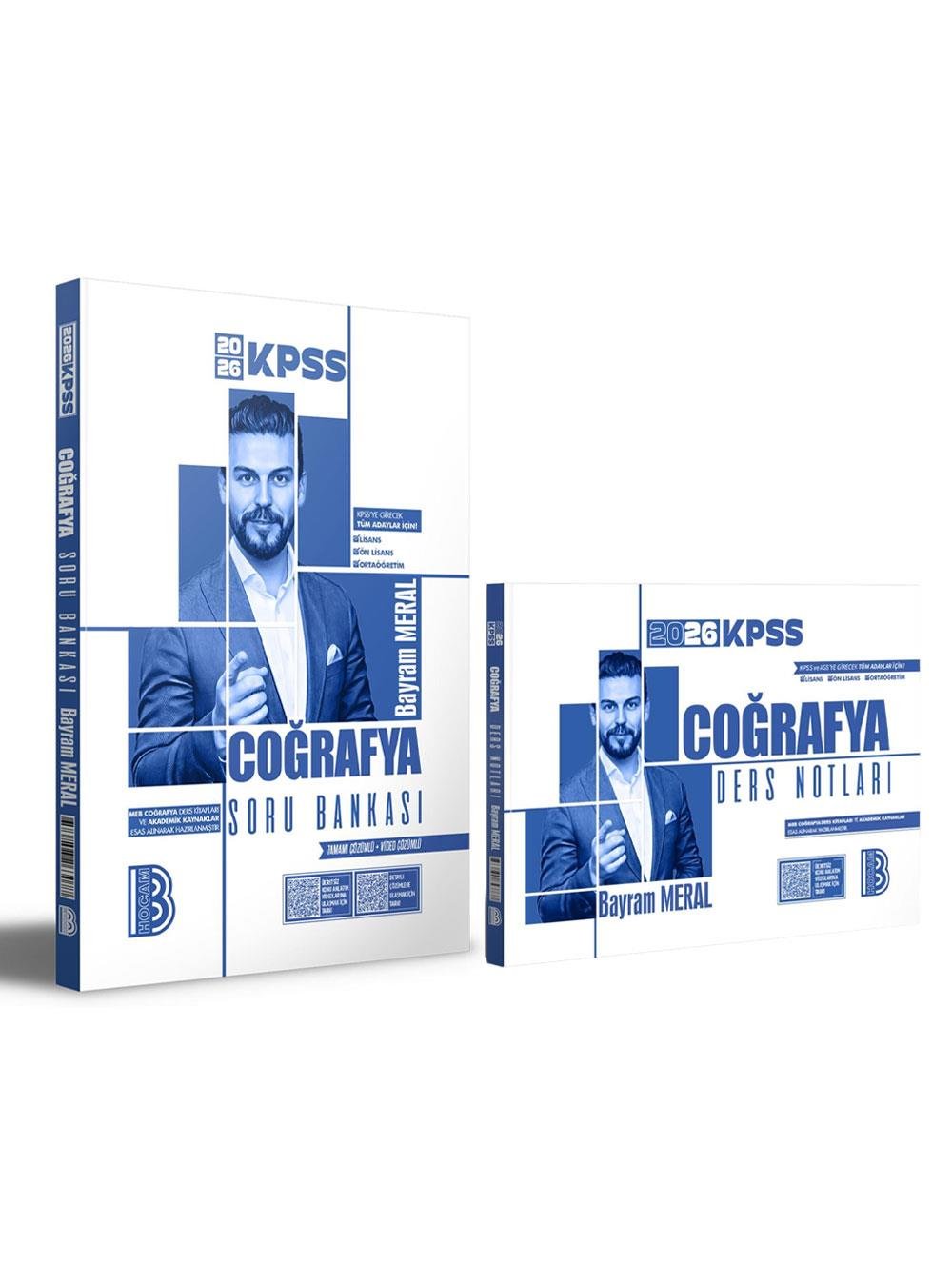 Benim Hocam 2026 KPSS Coğrafya Soru Bankası ve Ders Notları 2 Kitap Bayram Meral