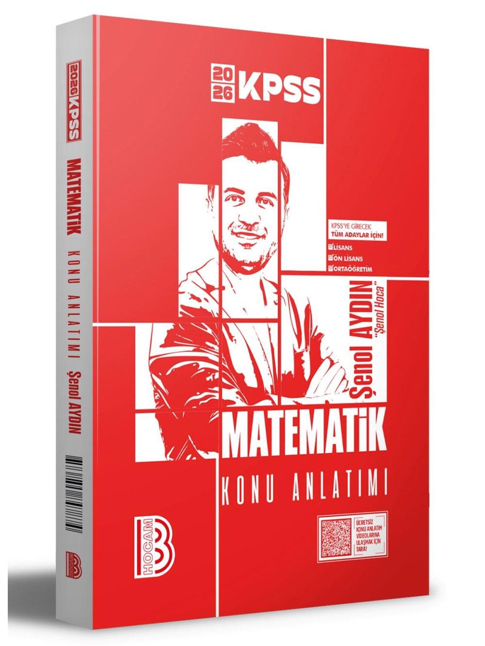 Benim Hocam 2026 KPSS Matematik Konu Anlatımı Şenol Aydın