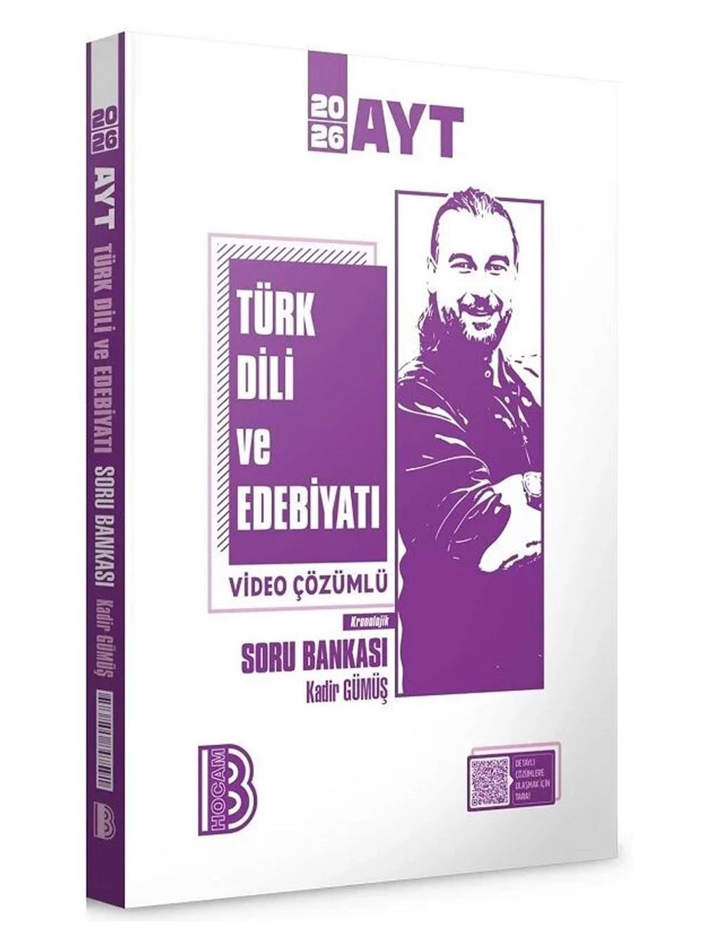 Benim Hocam 2026 YKS AYT Türk Dili ve Edebiyatı Soru Bankası Video Çözümlü - Kadir Gümüş