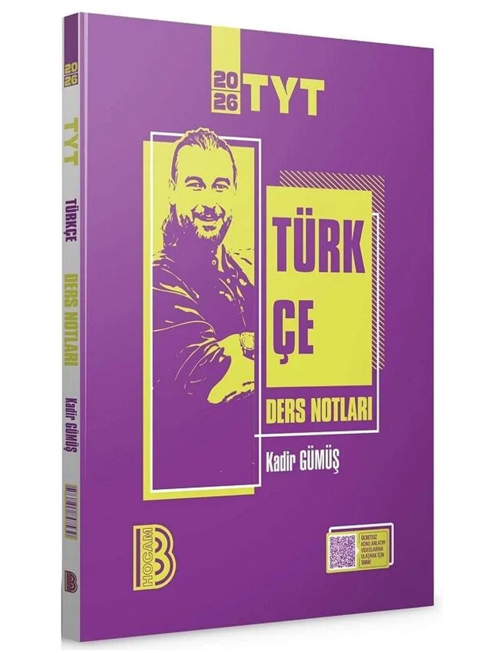 Benim Hocam 2026 YKS TYT Türkçe Ders Notları - Kadir Gümüş