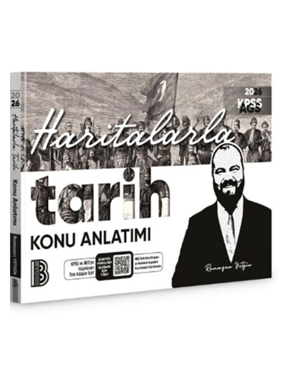 Benim Hocam Yayınları 2026 KPSS AGS Haritalarla Tarih Konu Anlatımı Ramazan Yetgin
