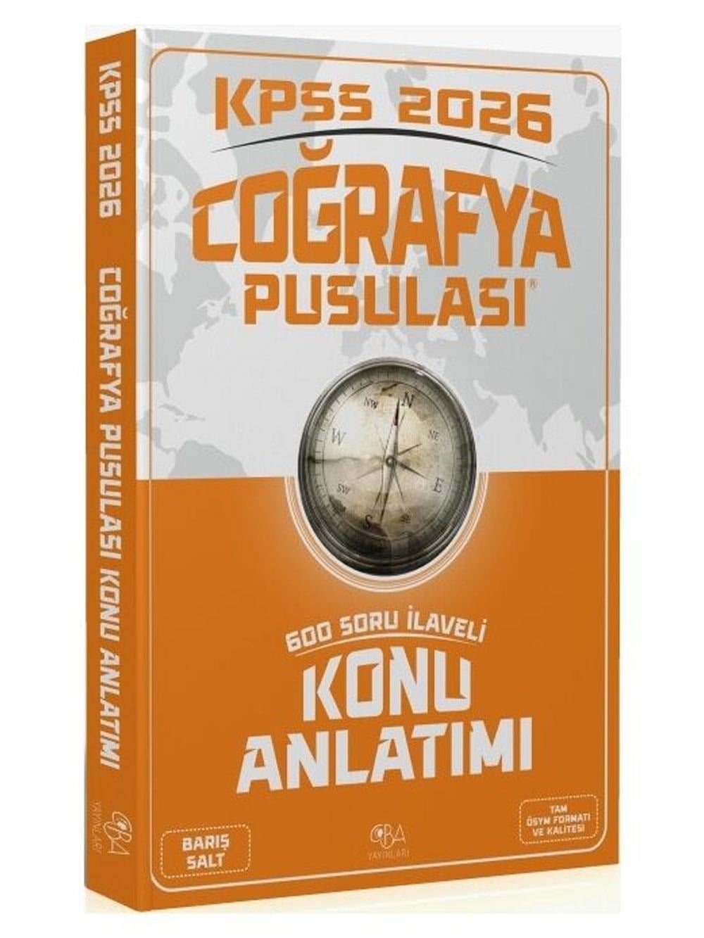 CBA Yayınları 2024 KPSS Coğrafya Pusulası Konu Anlatımlı - Barış Salt