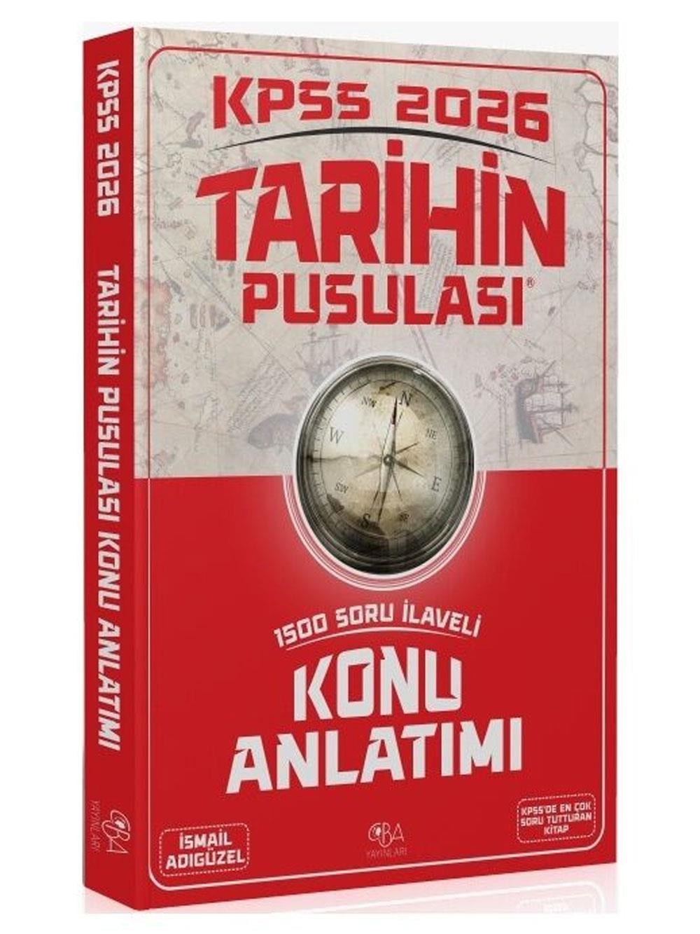 CBA Yayınları 2024 KPSS Tarihin Pusulası Konu Anlatımı - İsmail Adıgüzel