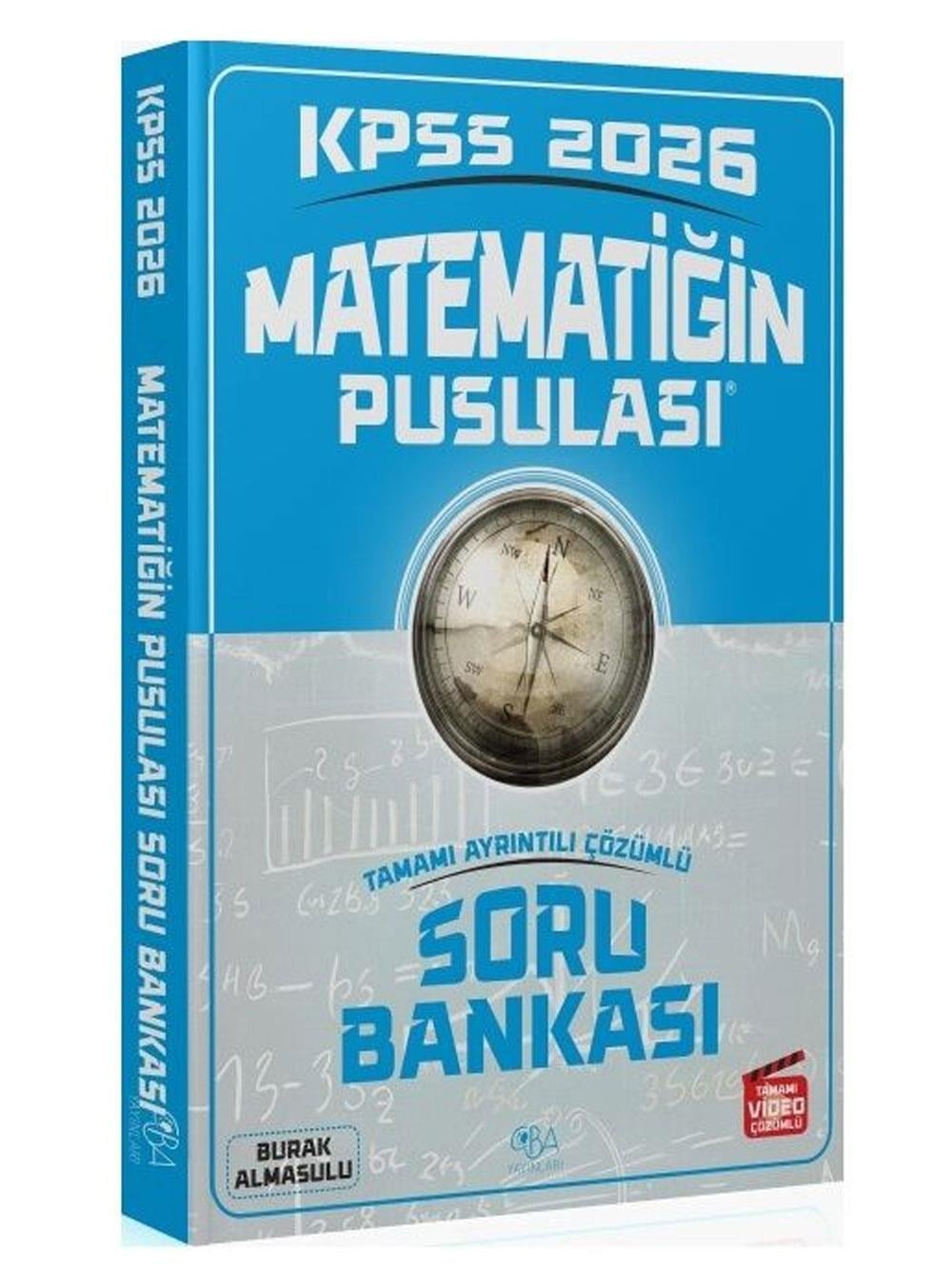 CBA Yayınları 2026 KPSS Matematik Matematiğin Pusulası Soru Bankası Çözümlü