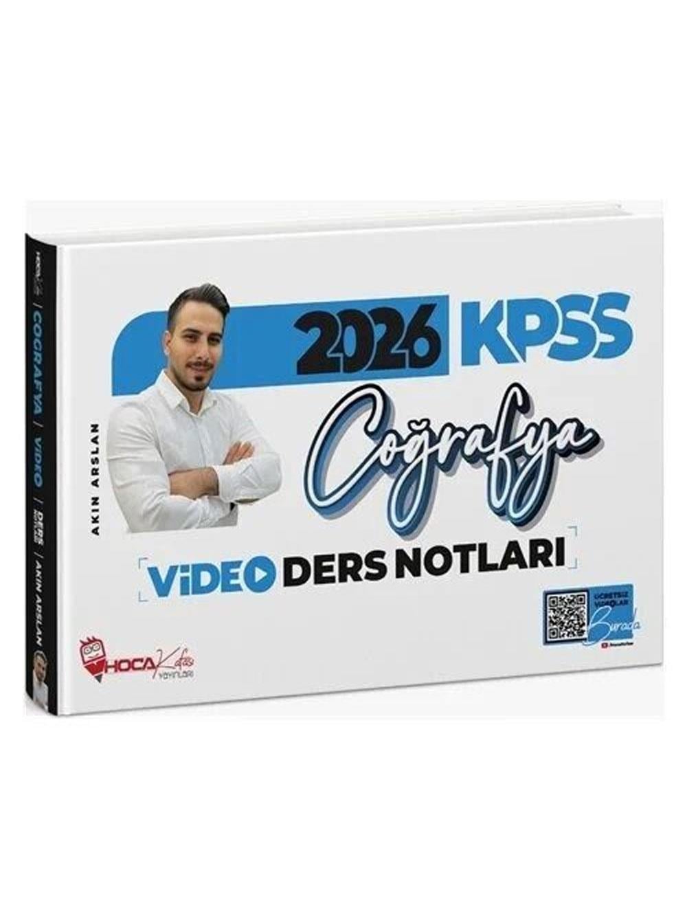 Hoca Kafası 2026 KPSS Coğrafya Video Ders Notları - Akın Arslan