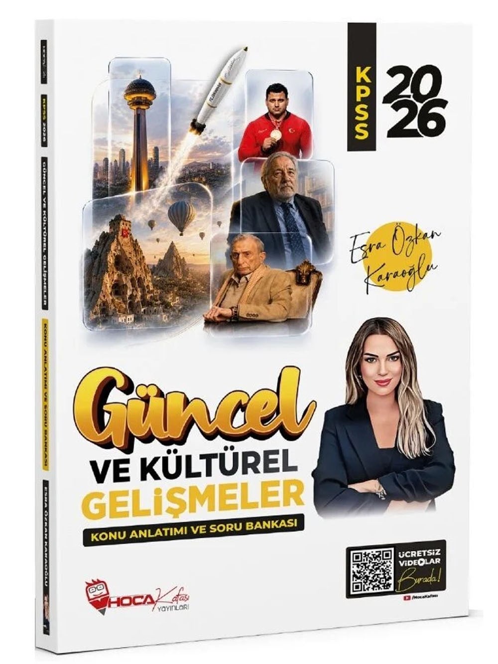 Hoca Kafası 2026 KPSS Güncel ve Kültürel Gelişmeler Konu Anlatımı ve Soru Bankası - Esra Özkan Karaoğlu Hoca Kafası Yayınları