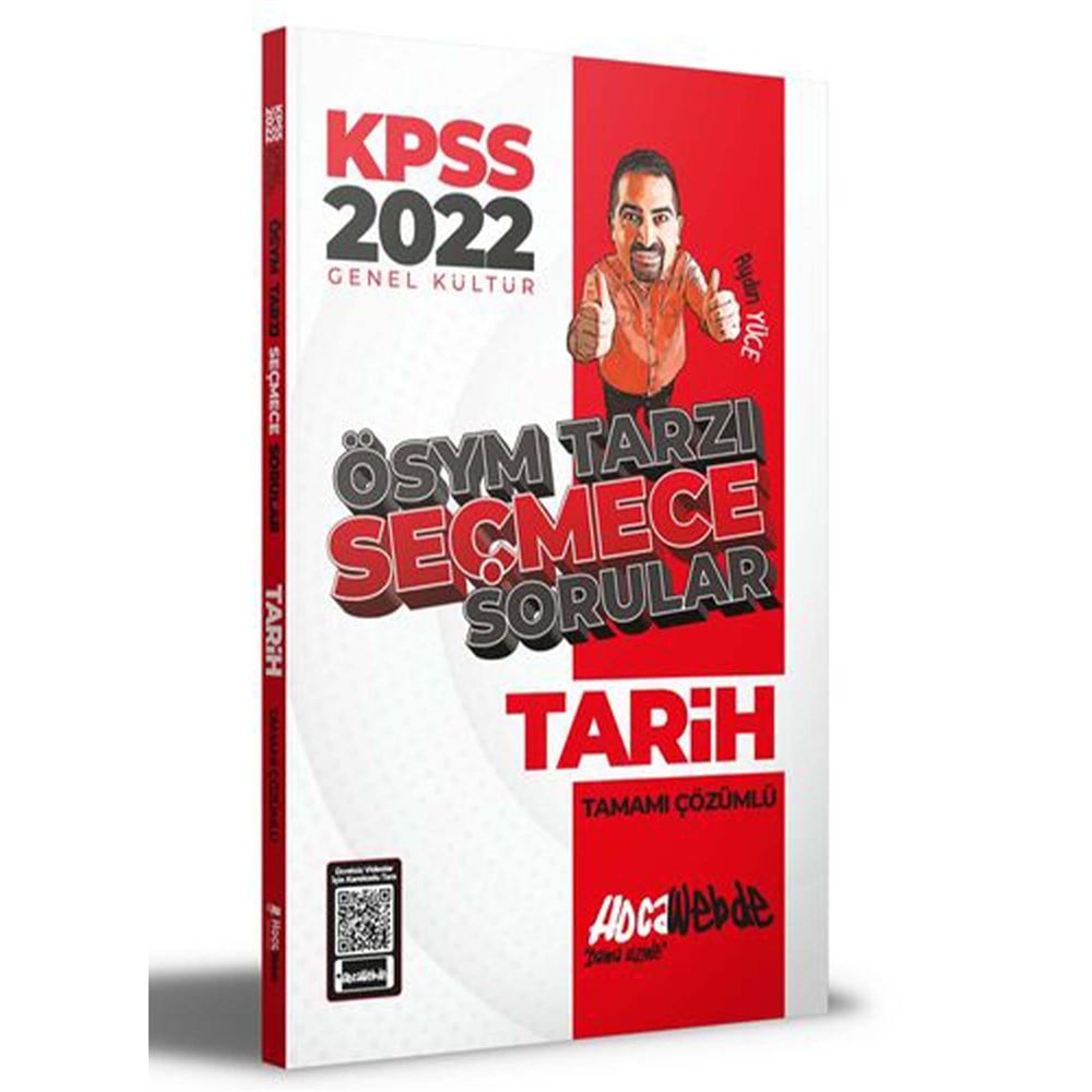 HocaWebde Yayınları 2022 KPSS Tarih ÖSYM Tarzı Seçmece Sorular Tamamı Çözümlü Soru Bankası