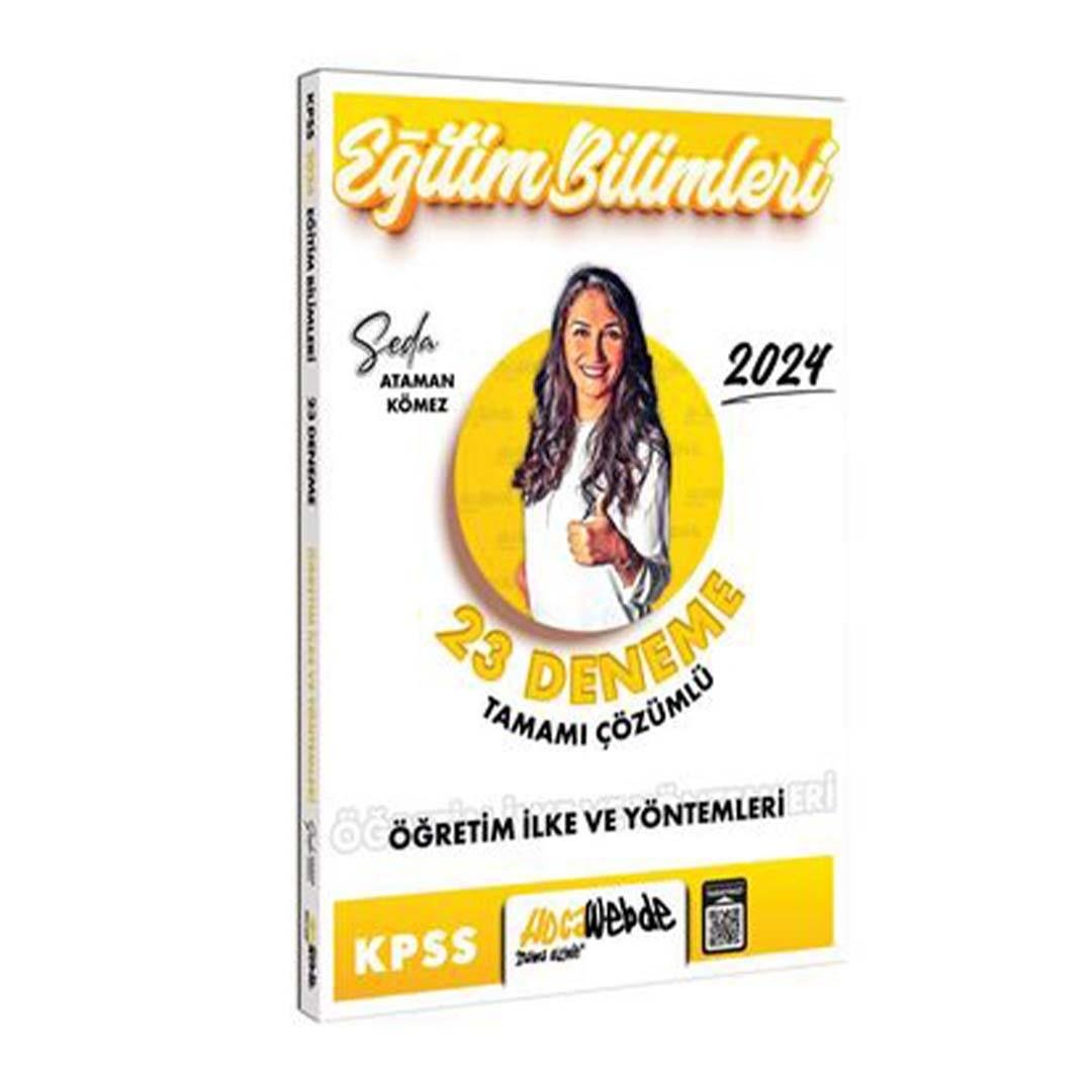 Hocawebde Yayınları 2024 KPSS Eğitim Bilimleri Öğretim İlke ve Yöntemleri Tamamı Çözümlü 23 Deneme