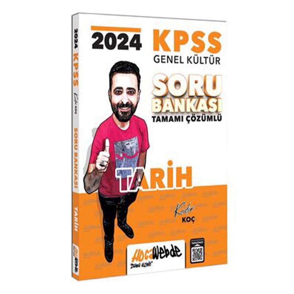 HocaWebde Yayınları 2024 KPSS Tarih Tamamı Çözümlü Soru Bankası
