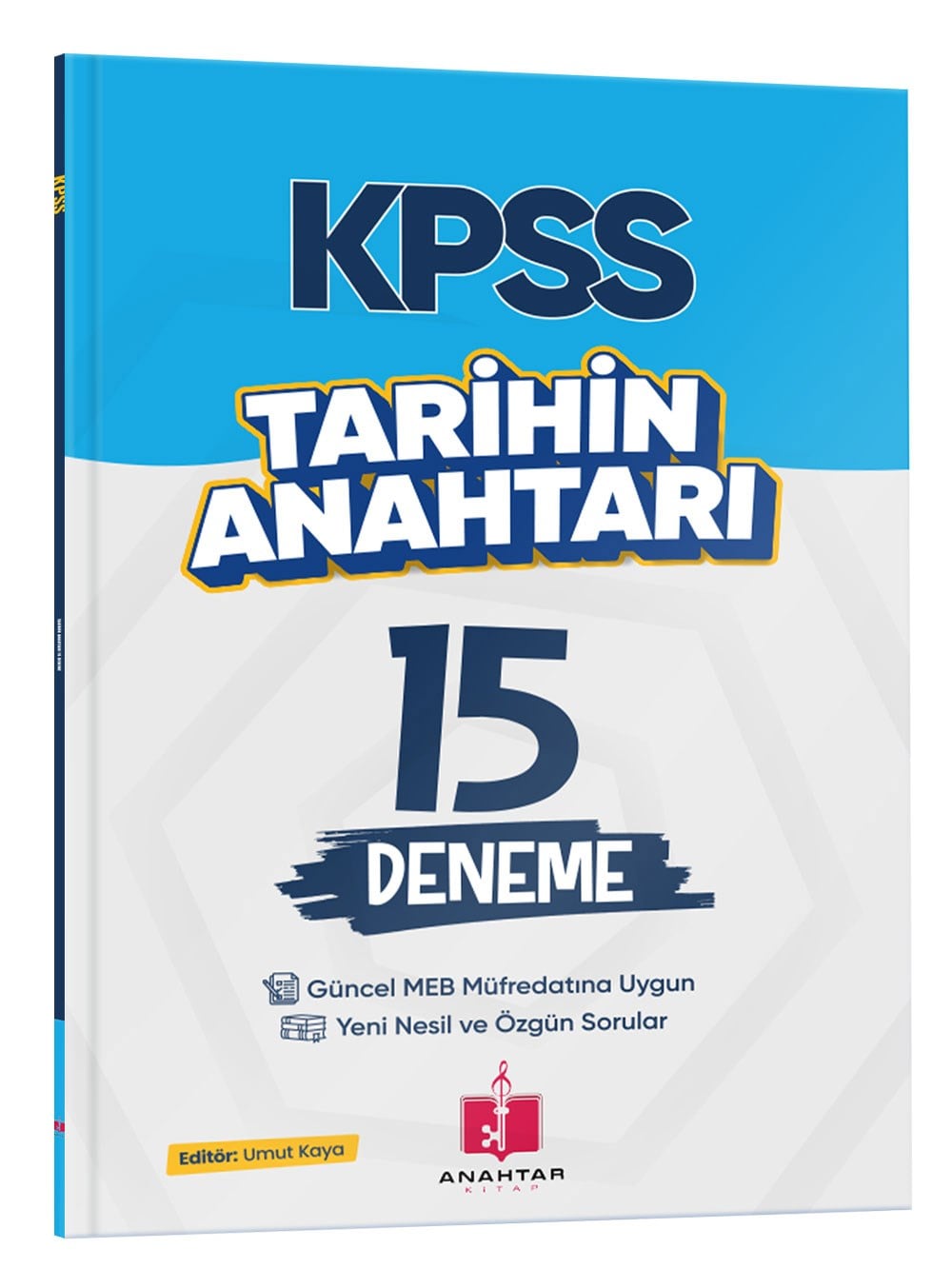 (Outlet) Anahtar Kitap 2026 KPSS Tarihin Anahtarı 15 Deneme