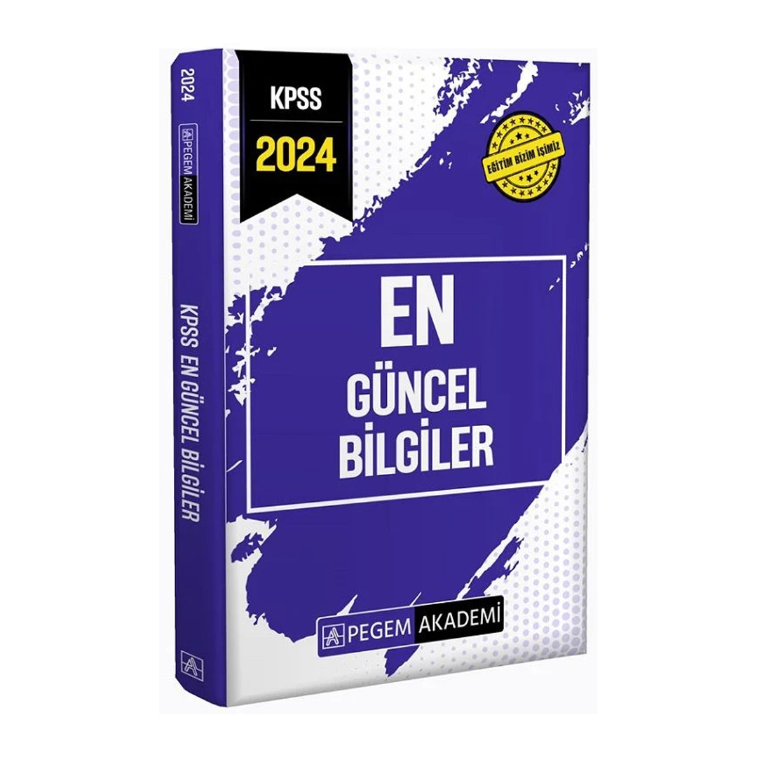 Pegem 2024 KPSS En Güncel Bilgiler Pegem Akademi Yayınları