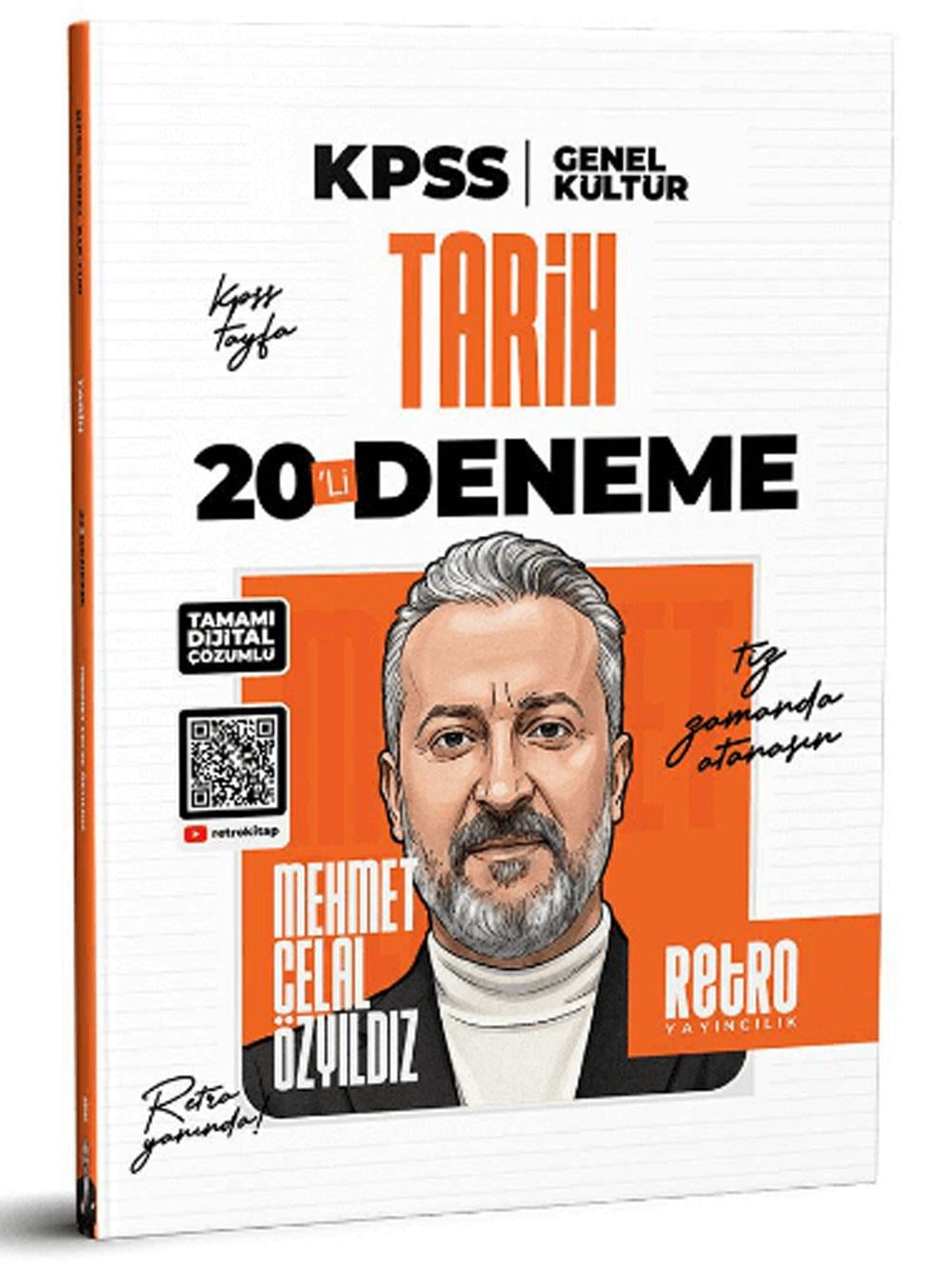 Retro Yayıncılık 2026 KPSS GYGK TARİH 20 Lİ DENEME Mehmet Celal Özyıldız