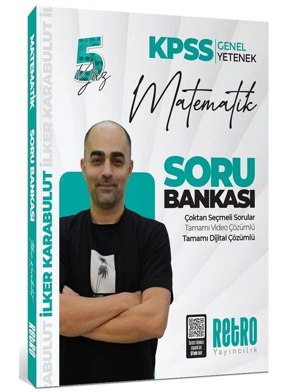 Retro Yayıncılık 2026 KPSS Matematik 5Yüz Soru Bankası Çözümlü - İlker Karabulut