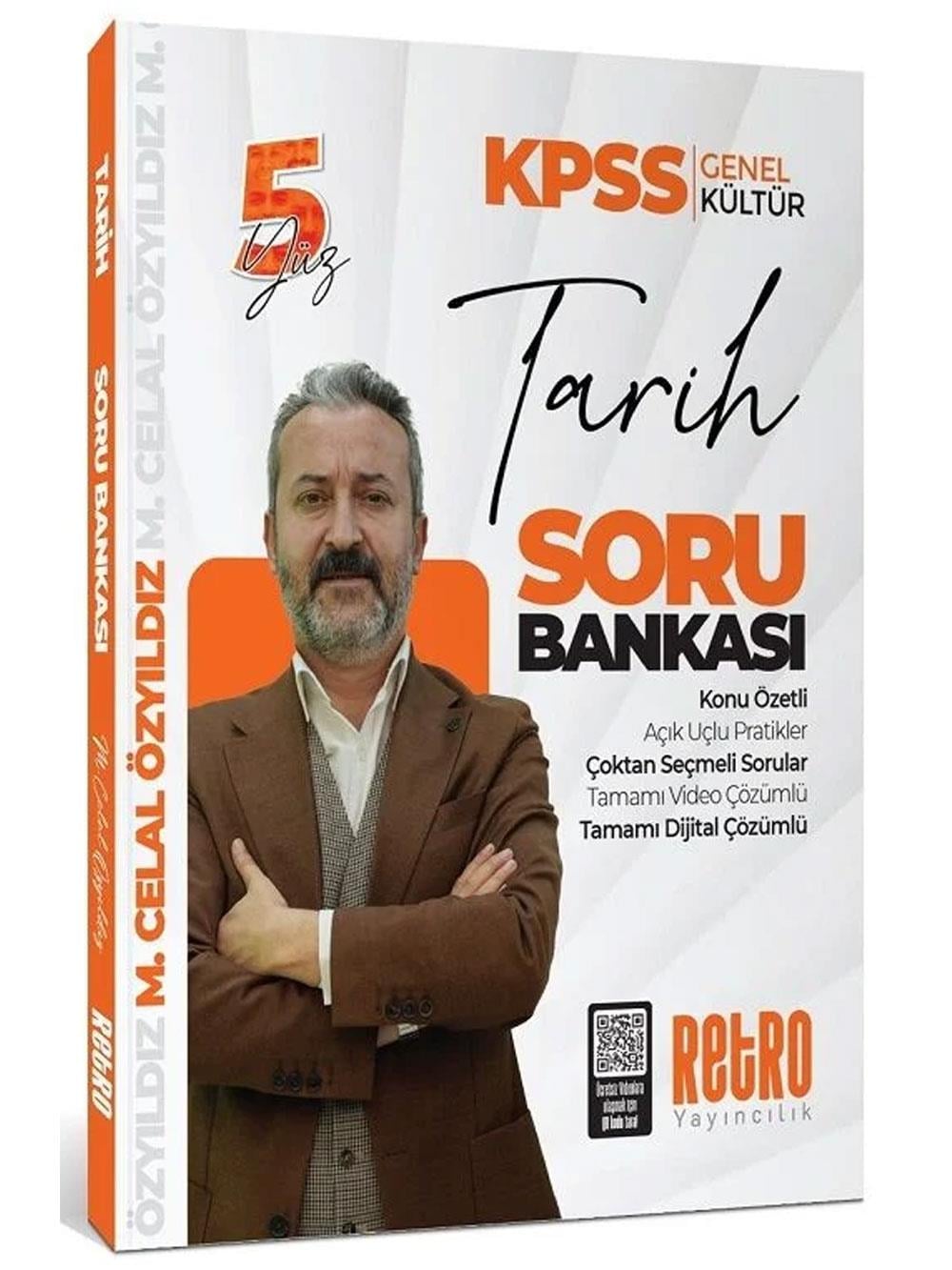 Retro Yayıncılık 2026 KPSS Tarih 5Yüz Soru Bankası Çözümlü - Mehmet Celal Özyıldız