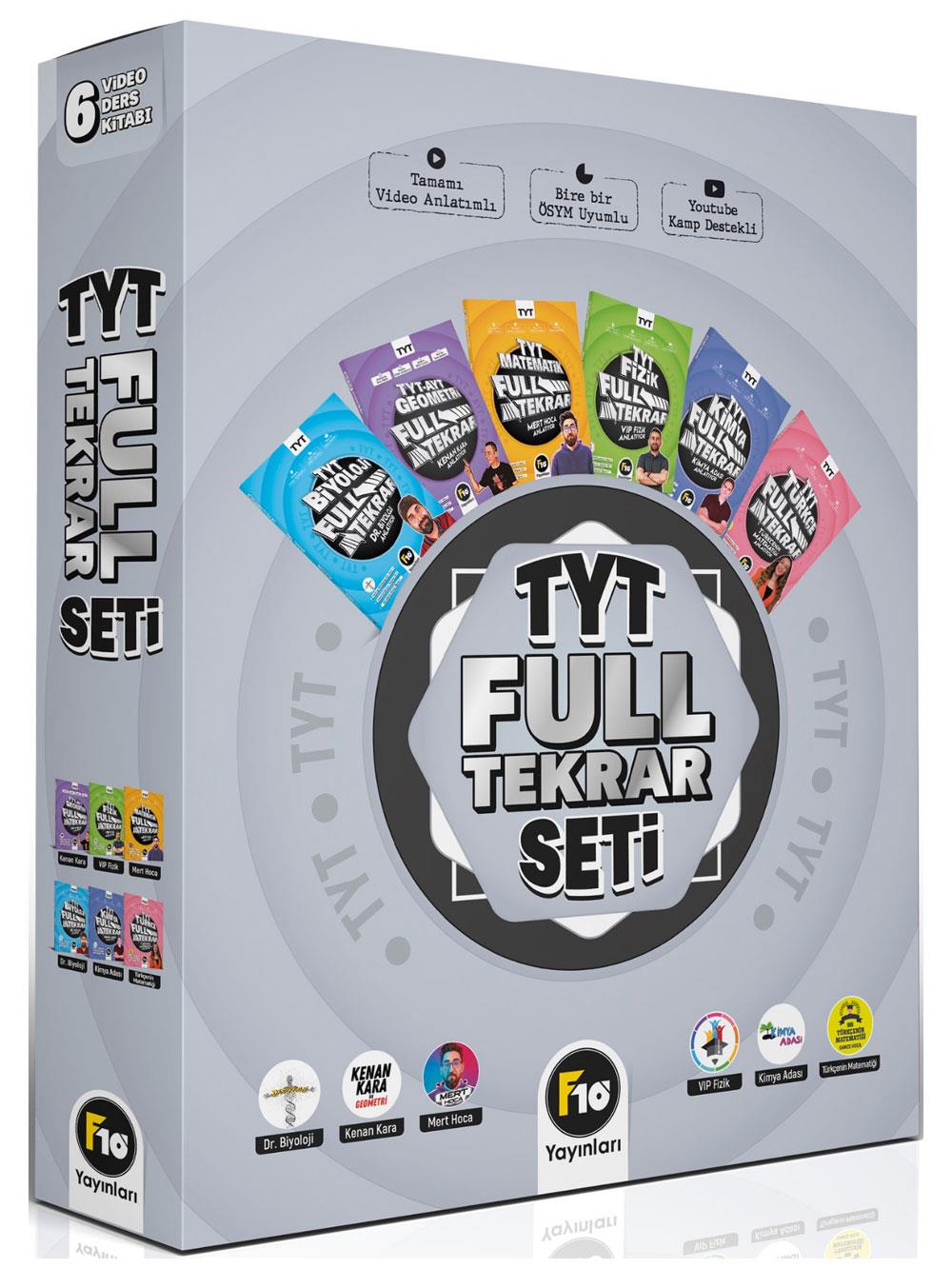TYT Full Tekrar Seti F10 Yayınları