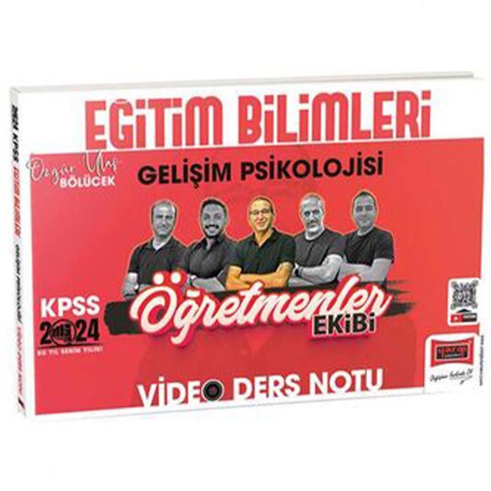 Yargı Yayınları 2024 KPSS Eğitim Bilimleri Gelişim Psikolojisi Öğretmenler Ekibi Video Ders Notları