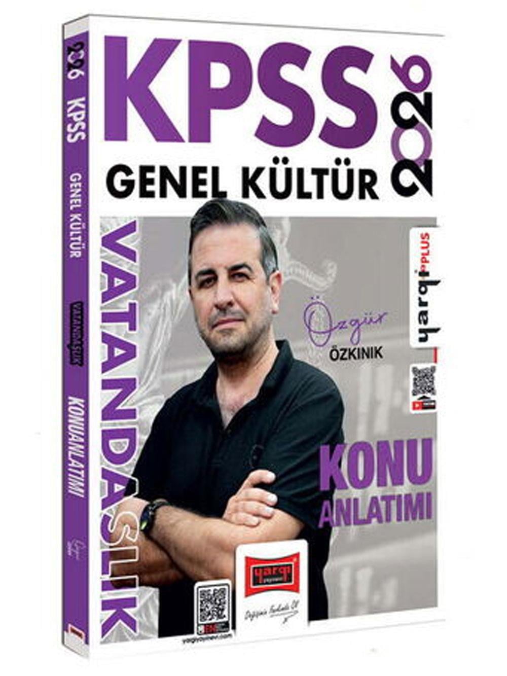 Yargı Yayınları 2026 KPSS Genel Kültür Vatandaşlık Konu Anlatımı (Özgür Özkınık)