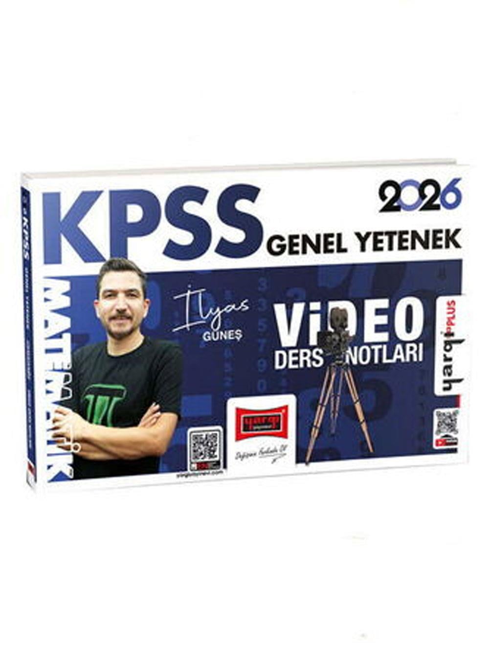 Yargı Yayınları 2026 KPSS Genel Yetenek Matematik Video Ders Notları (İlyas Güneş)