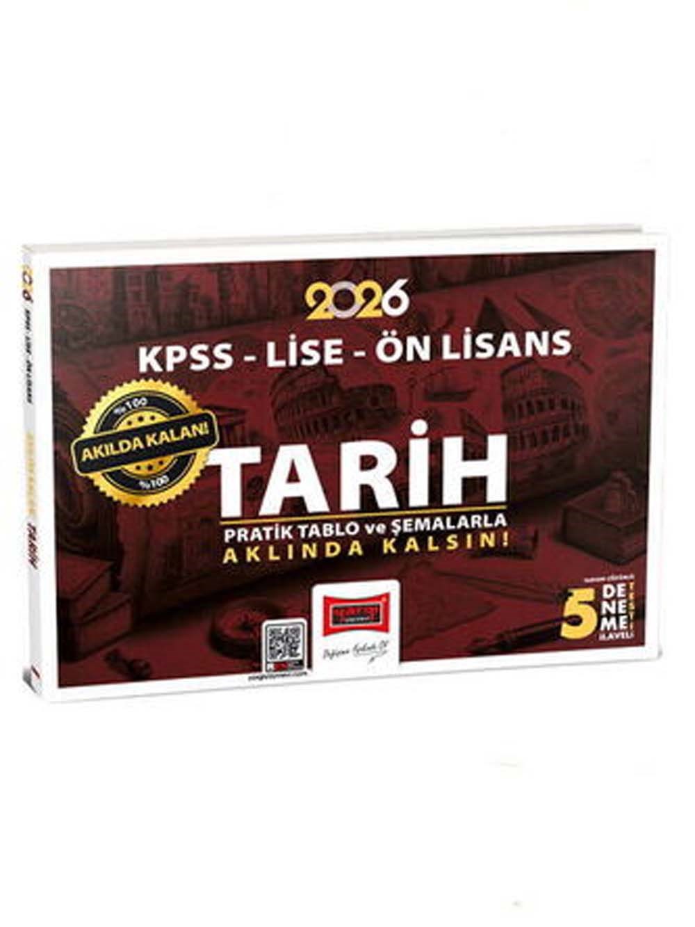 Yargı Yayınları 2026 KPSS Lise Ön Lisans Akılda Kalan Pratik Tablo ve Şemalarla Tarih