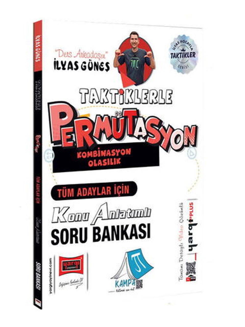 Yargı Yayınları Tüm Adaylar İçin Taktiklerle Permütasyon Konu Anlatımlı Soru Bankası (İlyas Güneş)