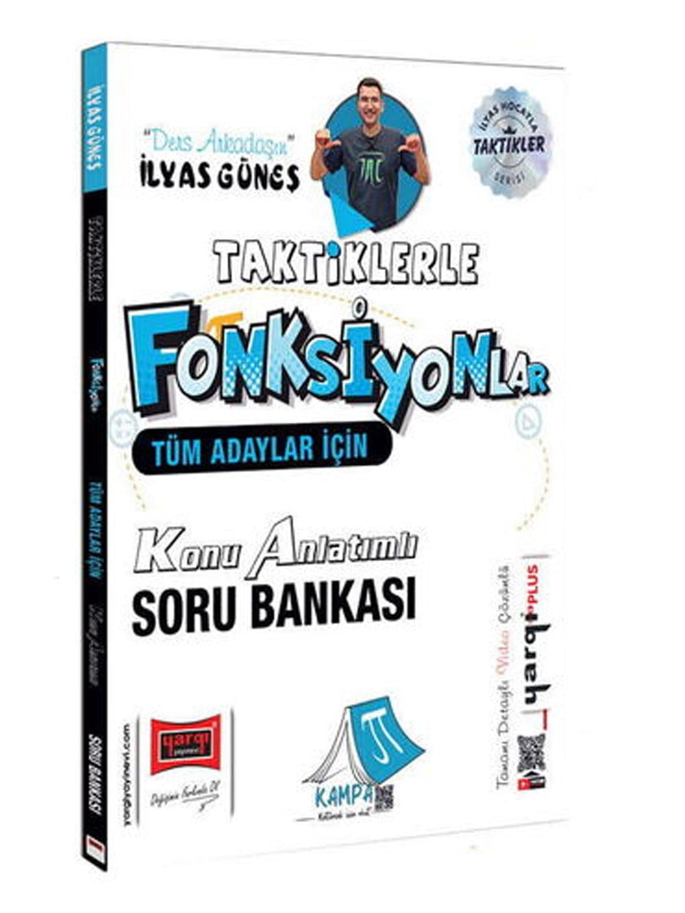 Yargı Yayınları Tüm Adaylar İçin Taktiklerle Fonksiyonlar Konu Anlatımlı Soru Bankası (İlyas Güneş)