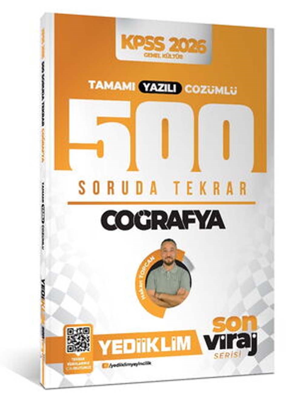 Yediiklim 2026 Kpss-Ags Son Viraj Serisi Coğrafya Tamamı Yazılı Çözümlü 500 Soruda Genel Tekrar Kampı Hakan Topcan