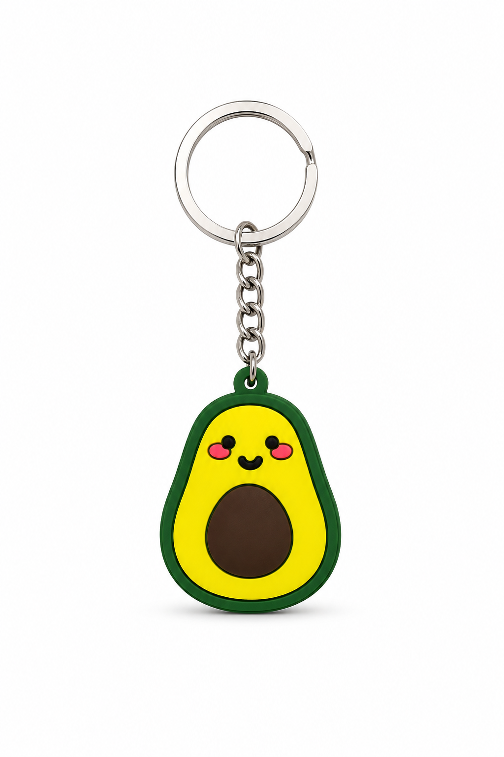 Emoji Silikon Anahtarlık - Avokado