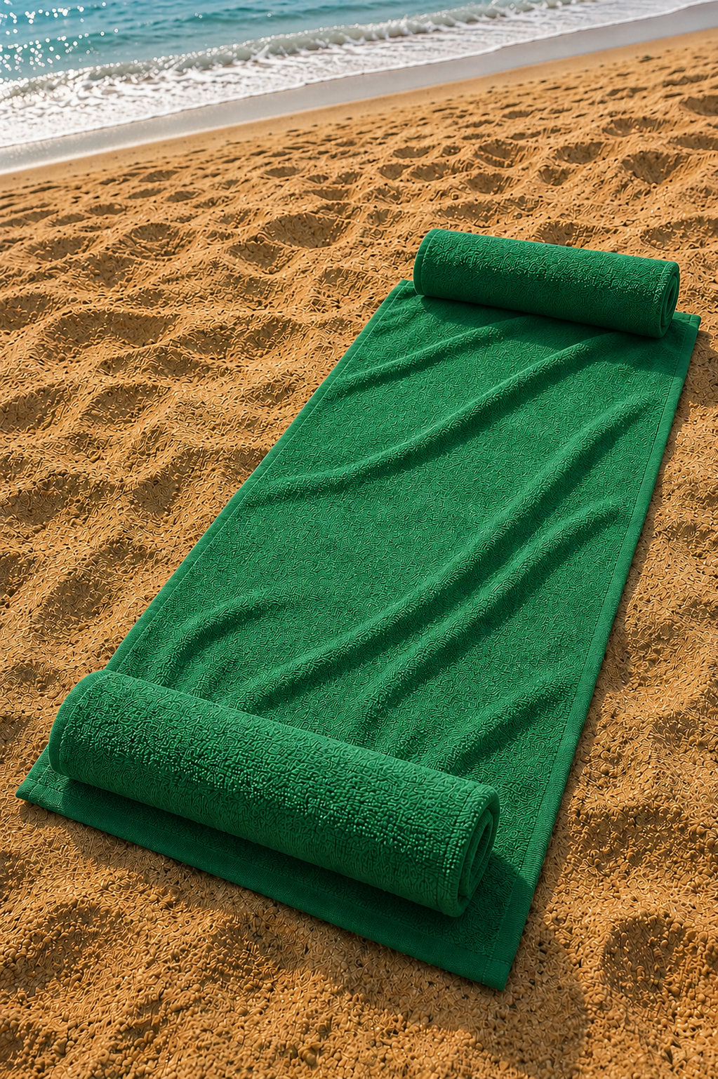 Yetişkin Unisex 70x140cm Plaj Havlusu - Banyo Havlusu - Deniz Havlusu-Kırmızı