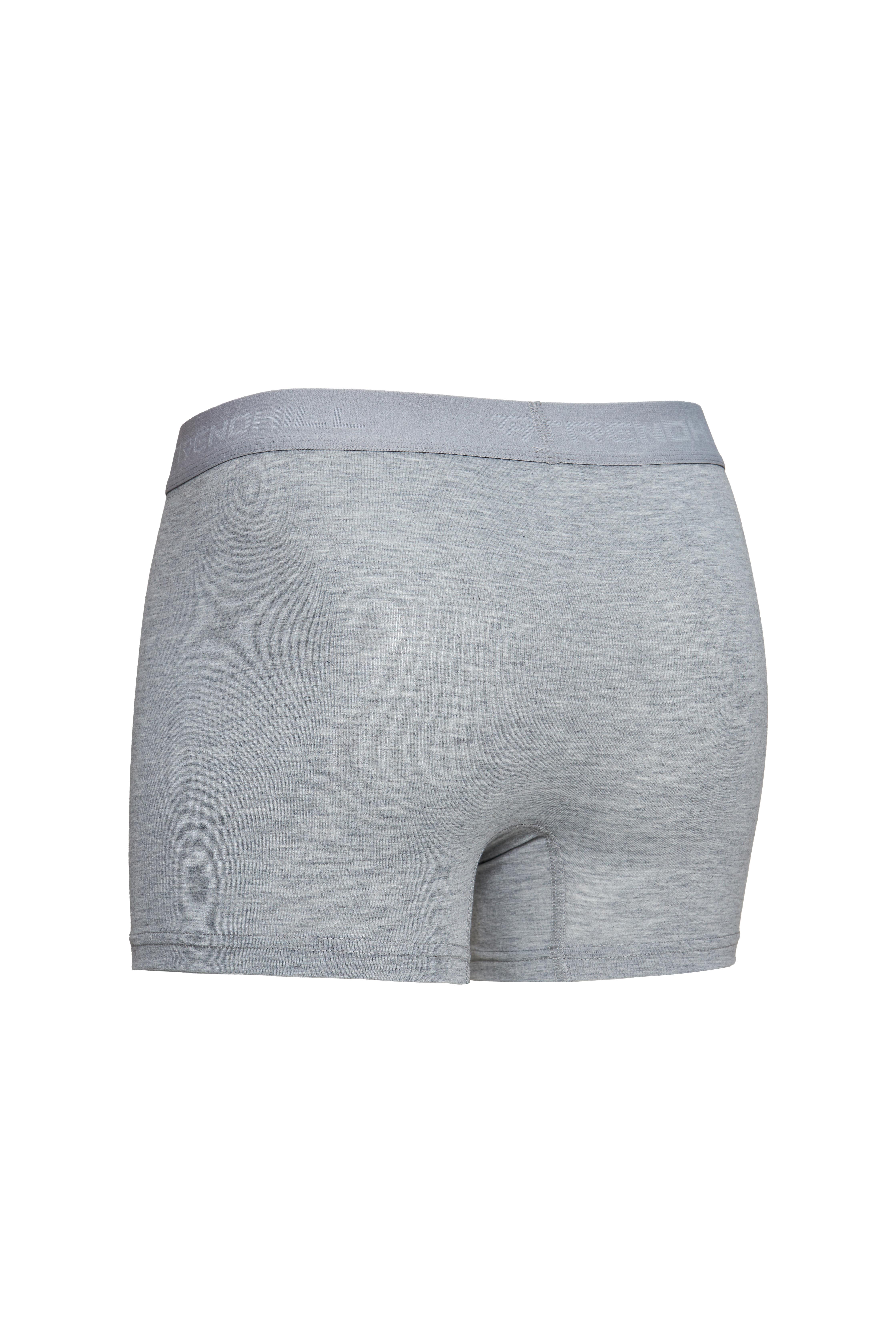Erkek Pamuklu Likralı Esnek Kumaş Boxer Gri 7811-G