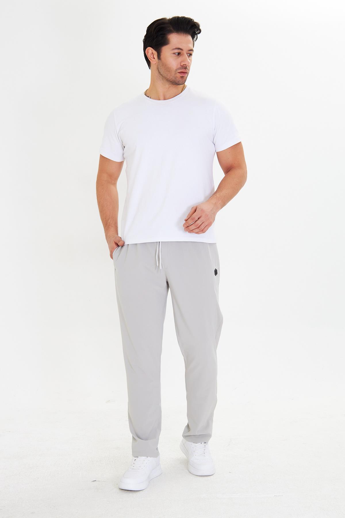 Erkek StretchFit Esnek Eşofman Altı Taş 2660-T