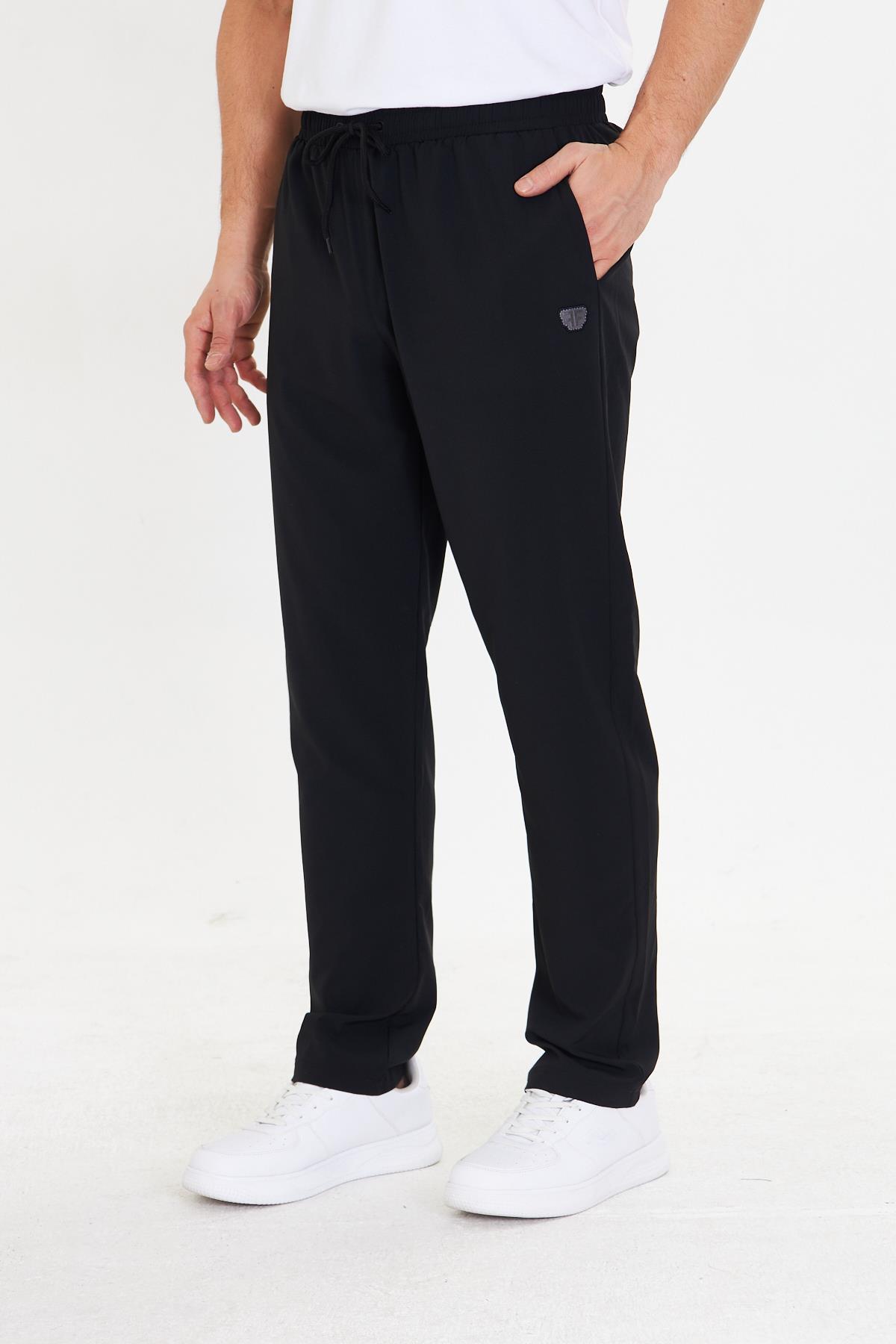 Erkek StretchFit Esnek Eşofman Altı Siyah 2661-S