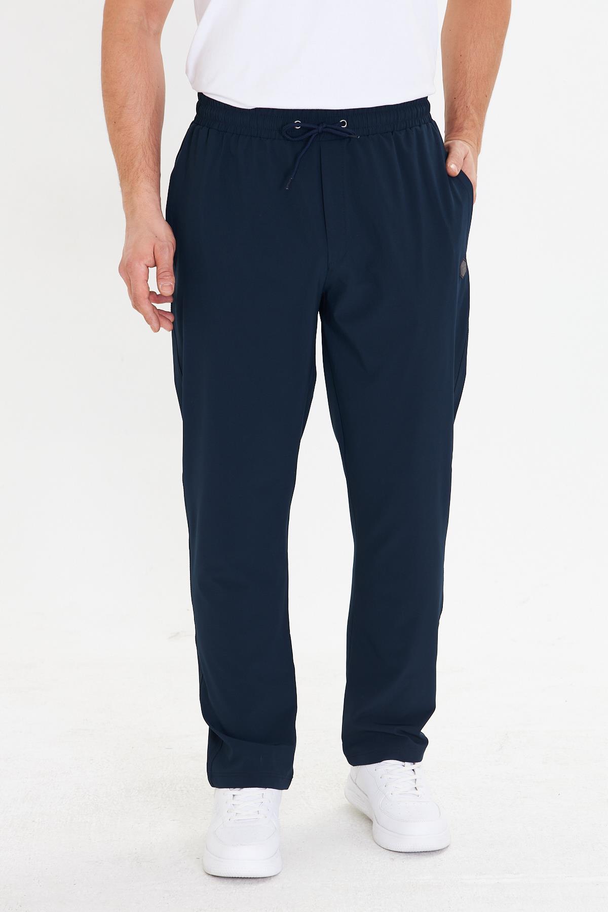 Erkek StretchFit Esnek Eşofman Altı Lacivert 2660-L