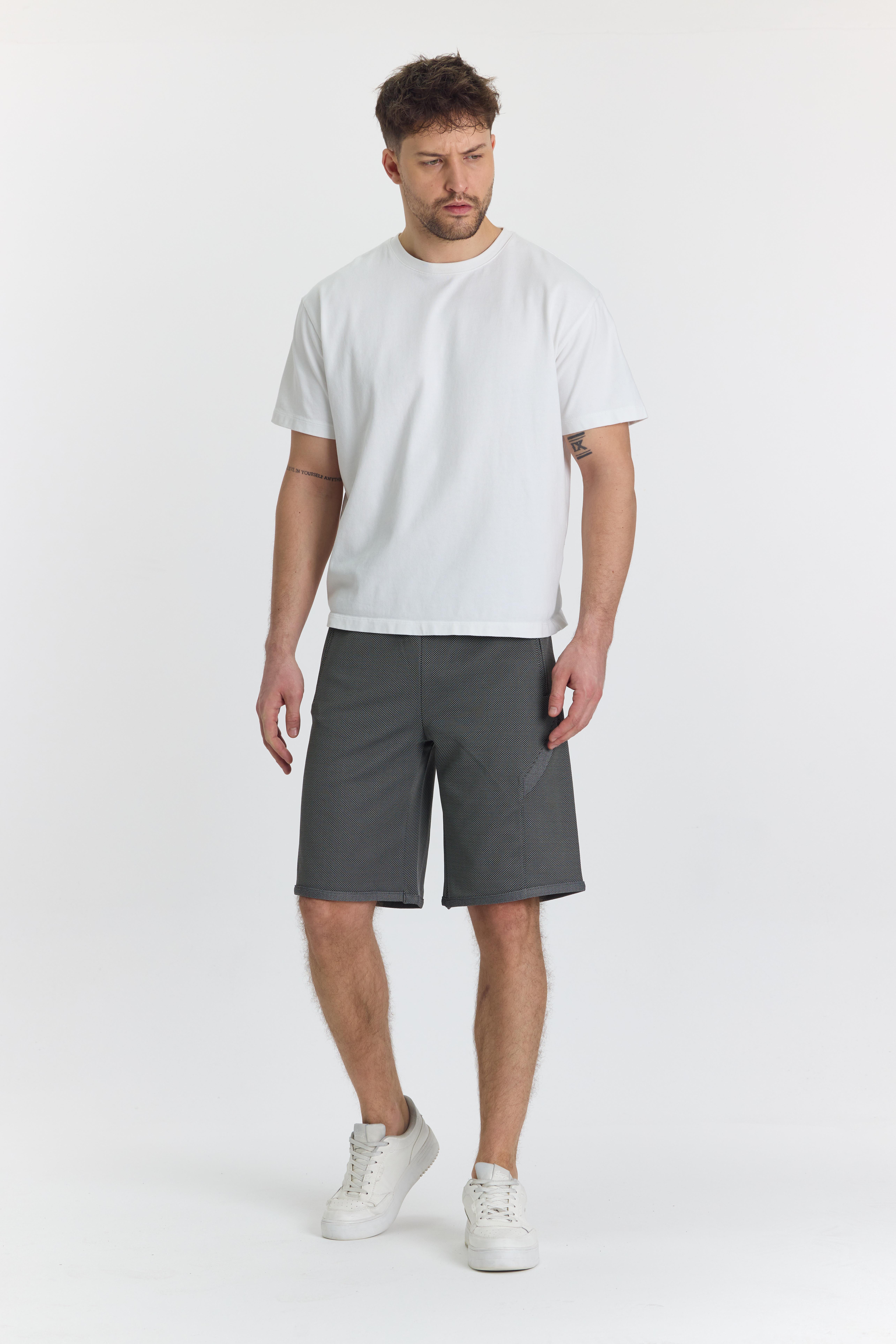 Erkek Polycotton Şort Haki 6050-H 