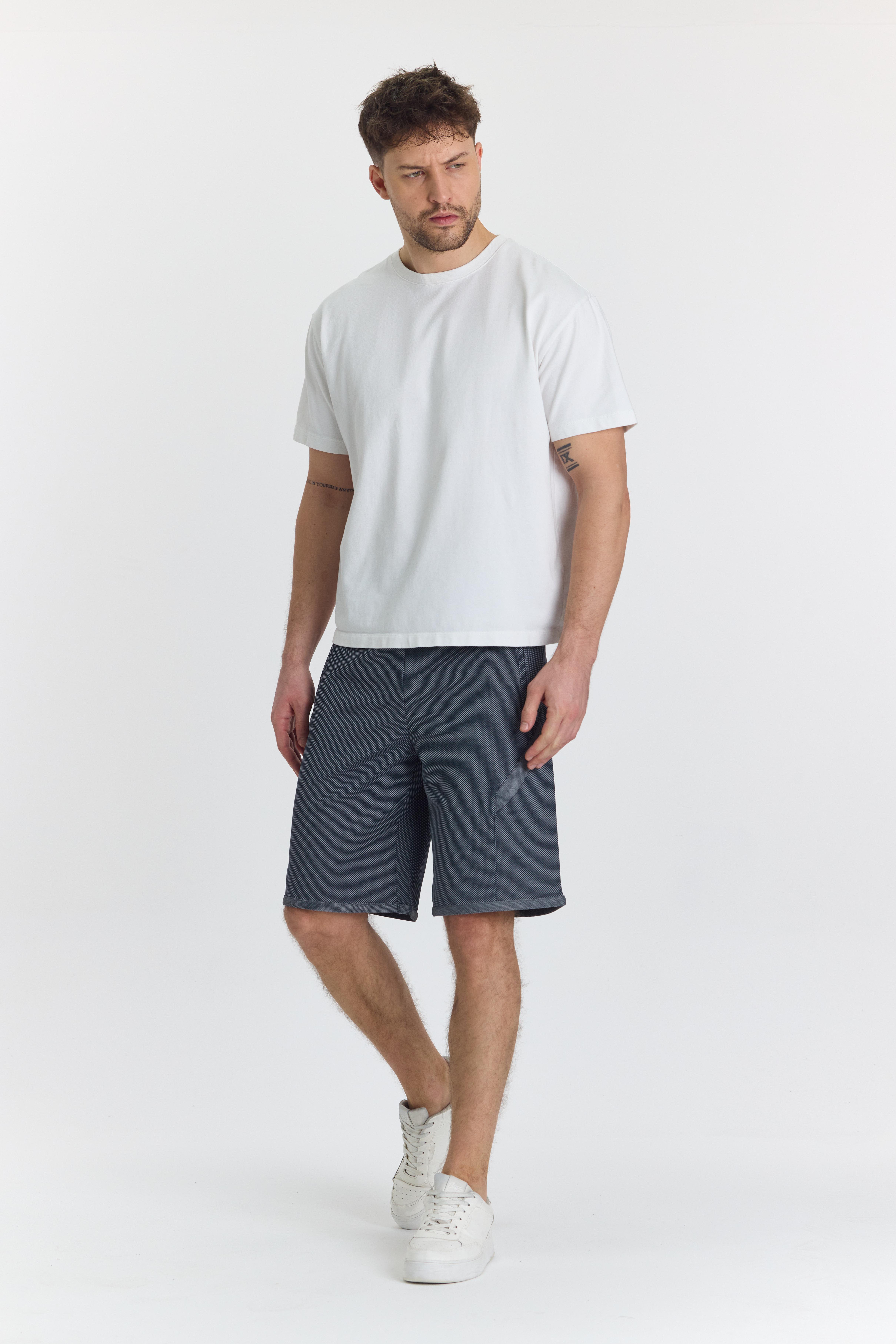 Erkek Polycotton Şort Lacivert 6050-L