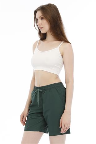Kadın Micro Deniz Şortu Haki-2254